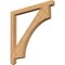 Ekena Millwork Westlake Craftsman Smooth Bracket, Western Red Cedar, 3 1/2"W x 44"D x 44"H BKT04X44X44WTL04SWR - alternate 1